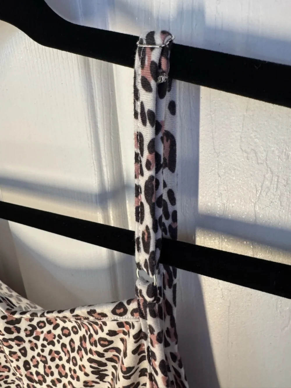 Leopard Print Sleeveless Romper Jumpsuit Cream Black Brown White size womens XL